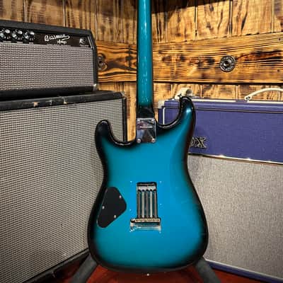 1983 Fernandes Japan FST-75 Function Stratocaster Blue Burst *Rare* image 4