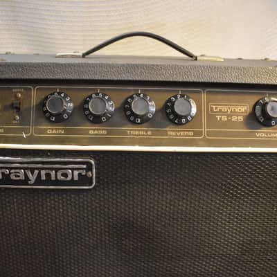 Traynor TS-25 25-Watt 1x12" Solid State Guitar Combo 1980s - Black image 2