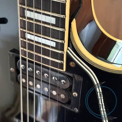 Greco Les Paul Custom Guitar, Black, Made in Japan, 1976, EG480B image 20