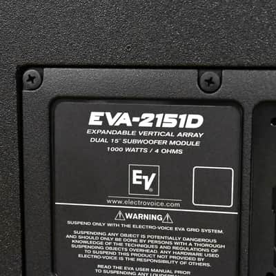 Electro-Voice (EV) EVA-2151D Dual 15" Passive Line Array Subwoofer CG01YA5 *ASK FOR SHIPPING* image 8