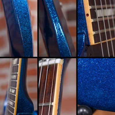 Gibson Custom Shop Les Paul SG Standard Blue Sparkle 2008 w/OHSC image 13