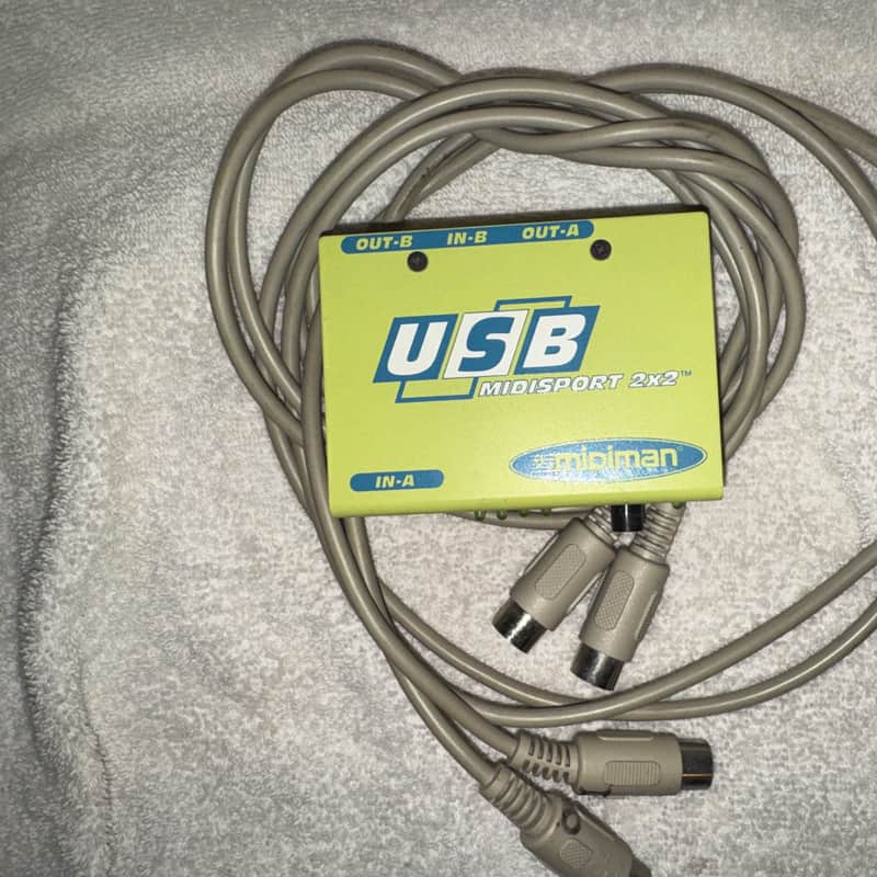 Midiman Midisport 2x2 USB MIDI Interface For Windows & Mac image 1