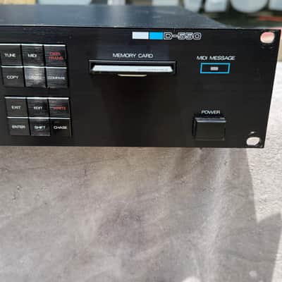 ROLAND D-550 DIGITAL PIANO SOUND MODULE 1986 - BLACK image 3