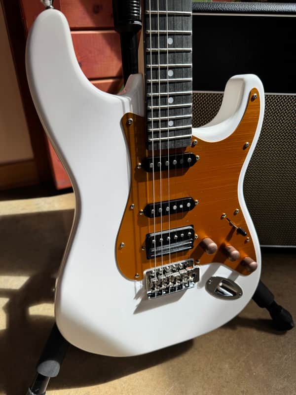 Upgraded HSS Strat-Style Guitar – Wilkinson Tremolo – 6 lb 11 oz image 1