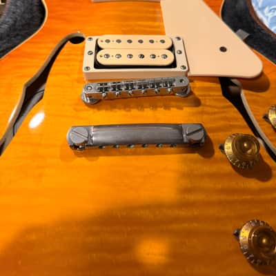 2015 Gibson Memphis ES-Les Paul Double Cream VOS – Lemon Burst – Rare Factory Dual DiMarzio Model - 1 of 150 Produced image 4