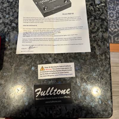 2019 Fulltone Full-Drive 2 V.2 Overdrive pedal, two drive stages, multiple modes image 5