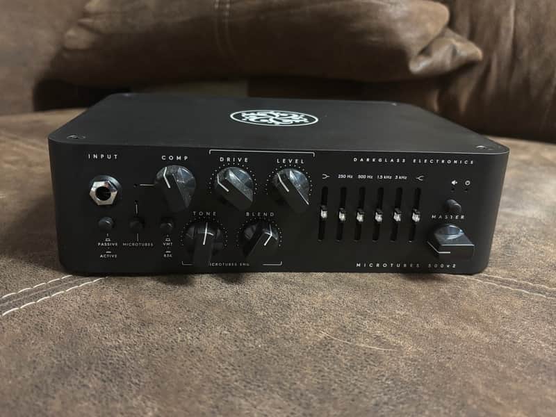 Darkglass Electronics Microtubes 500 V2 500-Watt Bass Amp Head 2020 - Present - Black image 1
