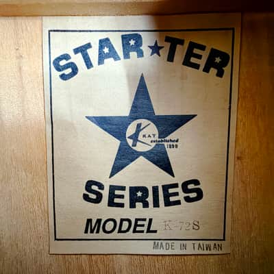1970s Kay K-72S Starter Series Parlor Guitar Sunburst – Perfect Traveler image 5