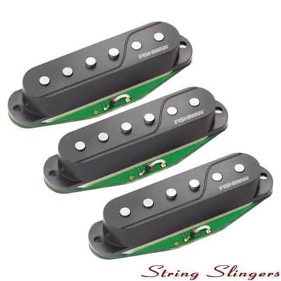 Fishman Fluence 3-Single Coil Active Pickup set Black PRF-STR-BK3 image 1