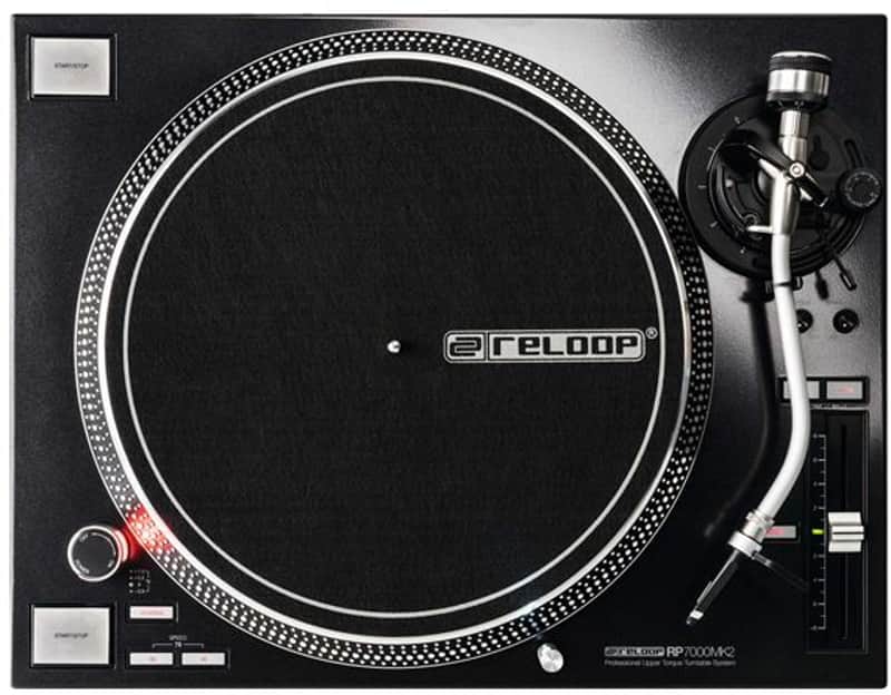 Reloop RP7000 MK2 Direct Drive High Torque Turntable in Black image 1