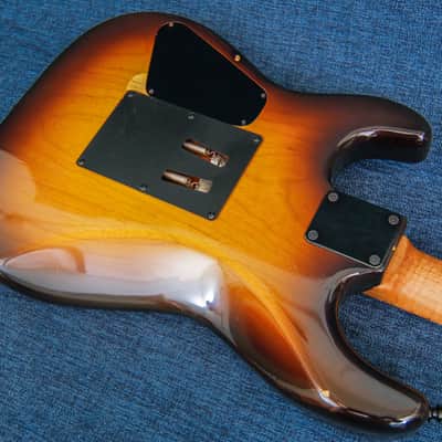 Music Works Super Strat - Jim Foote late 80-s Sunburst image 14