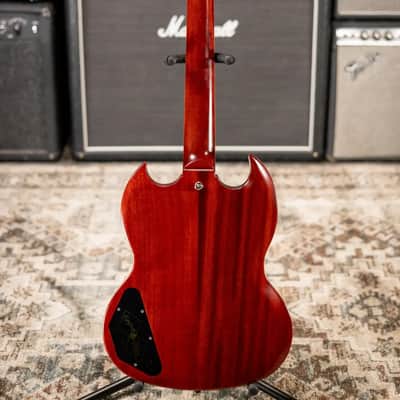 Epiphone 1964 SG Standard with Maestro Vibrola Reissue Electric Guitar - Cherry Red with Hardshell Case image 8