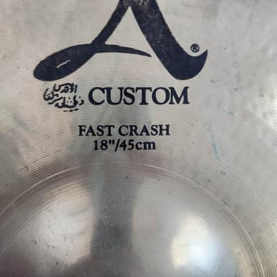 Zildjian 18" A Custom Fast Crash Cymbal 2002 - Present - Brilliant image 3