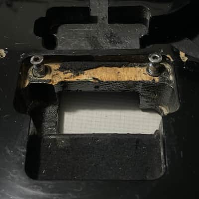 2010 Indonesian Ibanez RG350EX Black Strat Basswood Guitar Body Floyd Ready (Rough Shape) image 9