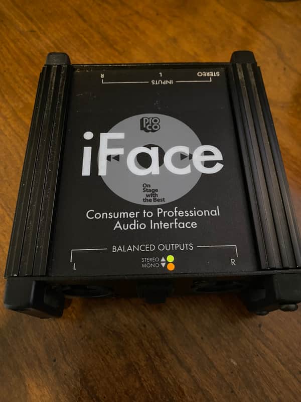 ProCo iFace Impedance Converter 2010 - Present - Black image 1