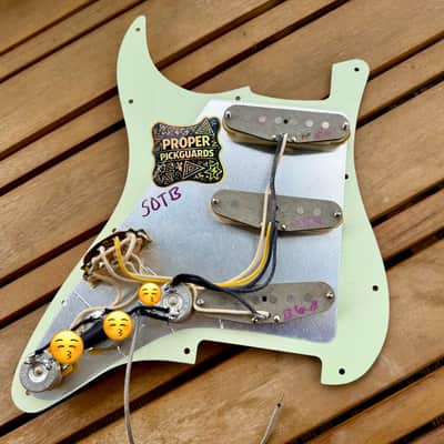 Proper Pickguards South of the Border Stratocaster Loaded Pickguard Equipped w/ Proper Passive—Mint Green, 11-Hole image 4