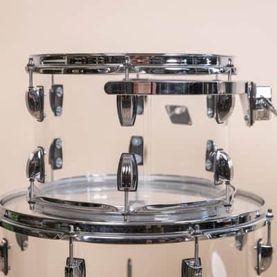 Ludwig Vistalite Clear Drum Set 16x22 8x12 9x13 and 16x16 image 21