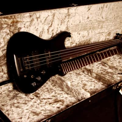 WESTONE X695BK SPECTRUM LX Bass  1986 Black.  BY MATSUMOKU.  TWO NECKS. Fretted & Fretless.  RARE. image 11