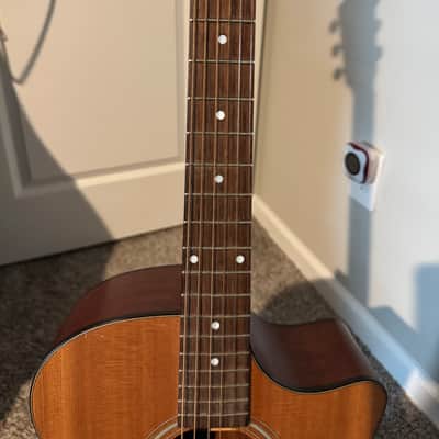 Eastman AC122CE Sapele/Sitka Spruce Grand Auditorium Cutaway with Electronics 2010s - Natural image 4