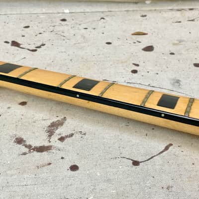 1970's Fender Jazz Bass Neck & Tuners Maple with Black Block Vintage ~1971-1974 image 15