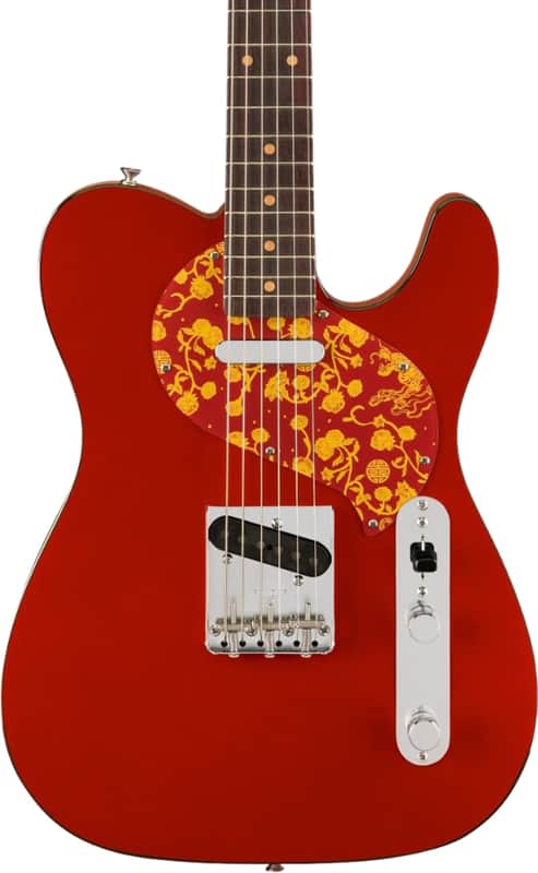 Fender Raphael Saadiq Signature Telecaster Limited Edition Electric Guitar, Rosewood Fingerboard, Dark Metallic Red image 1
