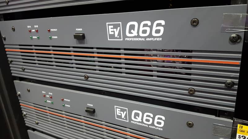 Electro Voice EV Q66 Professional Stereo Power Amplifier | Reverb