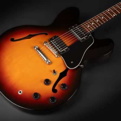 Immagine 2017 Gibson Memphis ES-335 Studio (4-Knob) - Ginger Burst | USA Semi-Hollow Torrefied Maple Fretboard ‘57 Classic Humbucker Bone Nut 3.55kg | CoA OHSC - 6