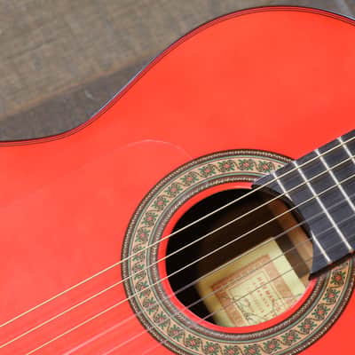 1998 Hermanos Conde Flamenco Acoustic Guitar Red Top & Brazilian Rosewood + Case image 7