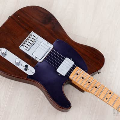 1981 Schecter T-style HH Dream Machine Vintage Guitar w/ Z Plus SuperRock Humbuckers, Case image 8