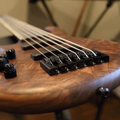 Kiesel Claro Walnut Icon 6 with Aguilar DCB Pickups image 2