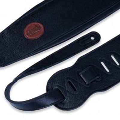 Levy's MSS2-4-BLK 4.5" Garment Leather Bass Strap image 2