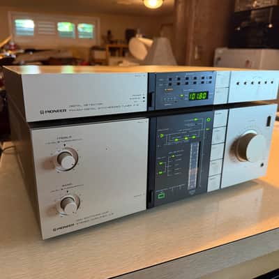 Vintage Pioneer A-9 Amplifier + F-9 Tuner Gold Fresh Service Near Mint 110 WPC🔥 image 4