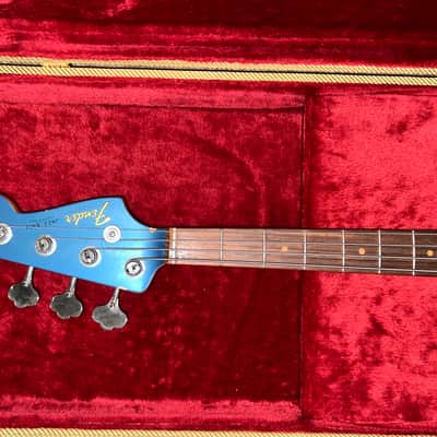 Fender American Vintage '64 Jazz Bass 2013 - 2014 - Lake Placid Blue image 3