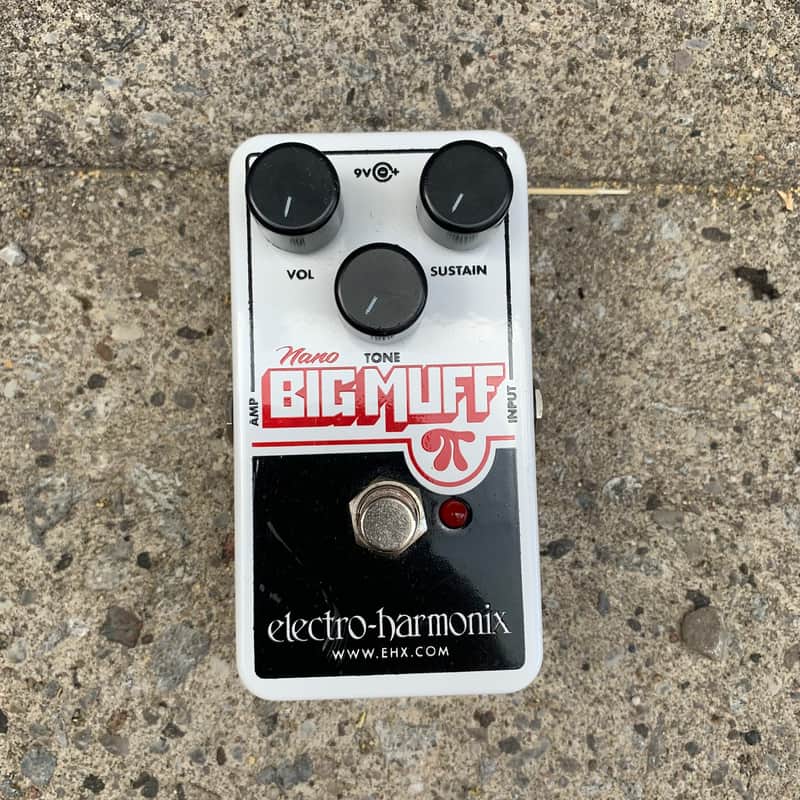 Electro-Harmonix Nano Big Muff Pi Distortion / Sustainer 2013 - Present - White / Black / Red image 1