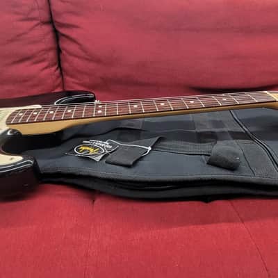 Fender "Squier Series" Standard Strat MIM with Bag 1994 - Black image 9