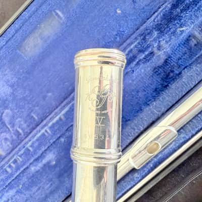 Gemeinhardt 3SHB/Model V Intermediate Flute - Custom Silver SY51 Head, Open Hole, B Foot - Fresh Service, Ready To Play! image 6