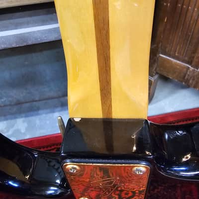 1980 Fender "The Strat" Black with matching headstock image 10