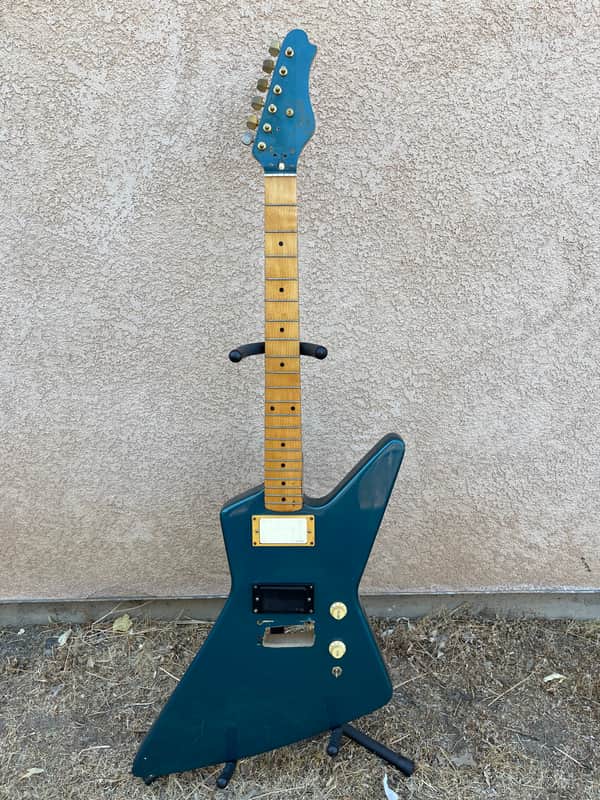 Scott Samick Explorer style - Blue image 1