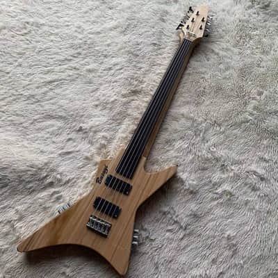 8 String Bass /5 String Fretless Bass Busuyi Double Neck Guitar 2023 + Bag image 2