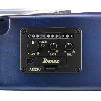 Ibanez AUP10N-FMNE Trans Blue image 5