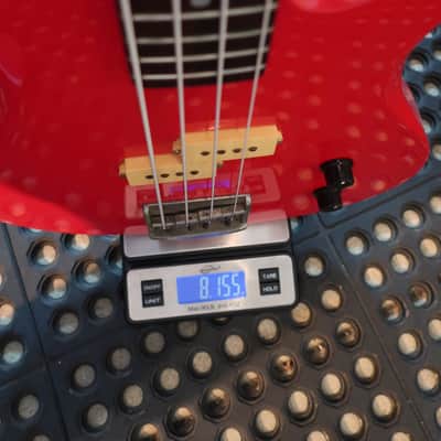 Vintage 1980s BC Rich Eagle Bass NJ Series Red Clean Solid Sound Of Thunder image 12