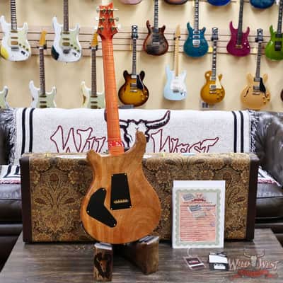PRS Wild West Guitars 25th Anniversary Limited Run Wood Library Artist Package Custom 24 Piezo Salmon (Private Stock Color) 8.40 LBS (US Only / No International Shipping) image 9