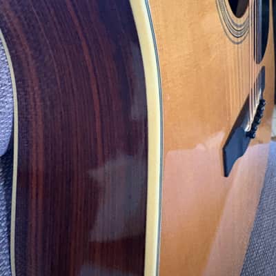 Rare Premier Sabra 1980 dreadnought solid top acoustic guitar image 4