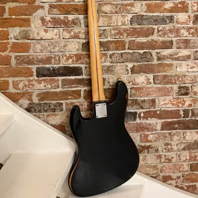 Fender Jazz Bass 1973 - Black over Mocca image 11