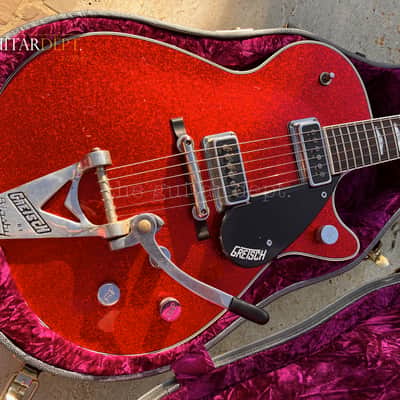 ♚MINT♚ 2012 Gretsch CUSTOM SHOP G-6128 MASTERBUILT JET Stephen Stern♚RED SPARKLE♚Dynasonics !♚OHSC♚8 LBS♚COA image 22