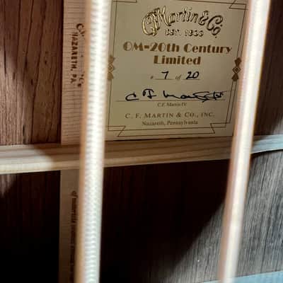 Martin OM 20th-Century Limited Acoustic Guitar - Natural Authorized Dealer Free Shipping! 362 (7 of 20) w/ RGM Watch! image 6