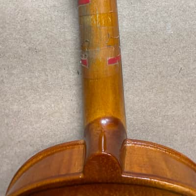Josef Lorenz Luby (Schönbach) Czechoslovakia 4/4 Size Violin Outfit w/ Bow – Used, Good Condition image 8