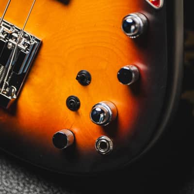 Fodera Emperor 5 Standard Classic-Vintage Sunburst (Optional Color) w/Indian Rosewood FB, Tortoise PG image 3