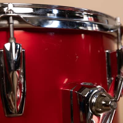 1980s Premier Soundwave Polychromatic Red Drum Set image 7