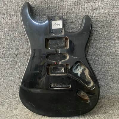 Black HSH Basswood Guitar Stratocaster Strat Style Body image 1